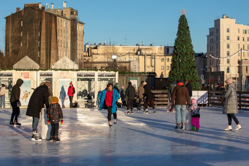 Ледовый каток открывается 15 декабря у Музея железных дорог России